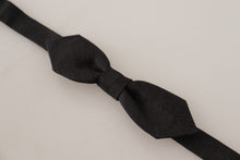 Load image into Gallery viewer, Dolce &amp; Gabbana Elegant Black Silk Bow Tie
