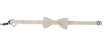 Load image into Gallery viewer, Dolce &amp; Gabbana Elegant Silk Bow Tie in Off White
