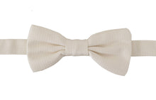 Load image into Gallery viewer, Dolce &amp; Gabbana Elegant Silk Bow Tie in Off White
