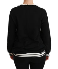 Load image into Gallery viewer, Dolce &amp; Gabbana Chic Black Sequined Cotton Sweater

