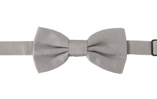 Load image into Gallery viewer, Dolce &amp; Gabbana Chic Gray Silk Bow Tie
