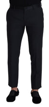 Load image into Gallery viewer, Dolce &amp; Gabbana Black Wool Men Formal Pants
