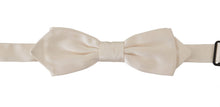 Load image into Gallery viewer, Dolce &amp; Gabbana Elegant White Silk Bow Tie
