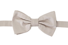 Load image into Gallery viewer, Dolce &amp; Gabbana Exquisite Silk Gray Bow Tie
