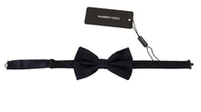 Load image into Gallery viewer, Dolce &amp; Gabbana Elegant Blue Silk Bow Tie
