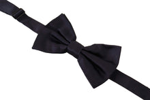 Load image into Gallery viewer, Dolce &amp; Gabbana Elegant Blue Silk Bow Tie
