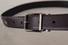 Load image into Gallery viewer, Dolce &amp; Gabbana Elegant Dark Brown Leather Belt
