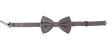 Load image into Gallery viewer, Dolce &amp; Gabbana Elegant Gray Silk Bow Tie
