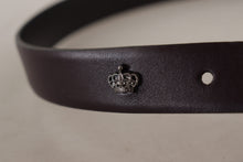 Load image into Gallery viewer, Dolce &amp; Gabbana Elegant Dark Brown Leather Belt
