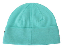 Load image into Gallery viewer, Givenchy Aquamarine Green Wool Beanie with Signature Logo
