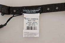 Load image into Gallery viewer, Dolce &amp; Gabbana Elegant Black Silk Polka Dot Bow Tie
