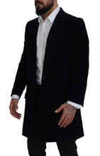 Load image into Gallery viewer, Dolce &amp; Gabbana Elegant Black Cotton Long Cardigan Jacket
