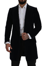 Load image into Gallery viewer, Dolce &amp; Gabbana Elegant Black Cotton Long Cardigan Jacket
