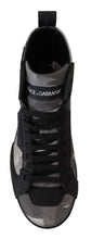 Load image into Gallery viewer, Dolce &amp; Gabbana Camo Gray High-Top Sneakers
