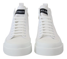 Load image into Gallery viewer, Dolce &amp; Gabbana Elegant High Top Canvas Sneakers
