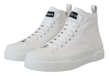 Load image into Gallery viewer, Dolce &amp; Gabbana Elegant High Top Canvas Sneakers
