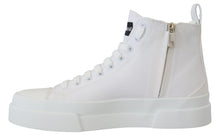 Load image into Gallery viewer, Dolce &amp; Gabbana Elegant High Top Canvas Sneakers
