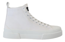 Load image into Gallery viewer, Dolce &amp; Gabbana Elegant High Top Canvas Sneakers
