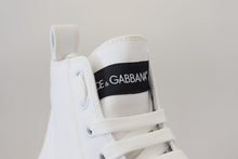 Load image into Gallery viewer, Dolce &amp; Gabbana Elegant High Top Canvas Sneakers
