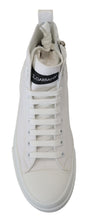 Load image into Gallery viewer, Dolce &amp; Gabbana Elegant High Top Canvas Sneakers
