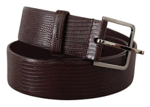 Load image into Gallery viewer, Dolce &amp; Gabbana Elegant Dark Brown Leather Belt
