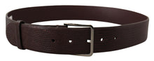 Load image into Gallery viewer, Dolce &amp; Gabbana Elegant Dark Brown Leather Belt
