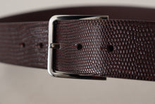 Load image into Gallery viewer, Dolce &amp; Gabbana Elegant Dark Brown Leather Belt
