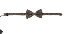 Load image into Gallery viewer, Dolce &amp; Gabbana Elegant Silk Black &amp; White Bow Tie
