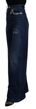 Load image into Gallery viewer, Dolce &amp; Gabbana Embellished Straight Leg Designer Jeans
