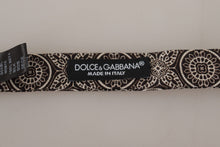 Load image into Gallery viewer, Dolce &amp; Gabbana Elegant Silk Black &amp; White Bow Tie
