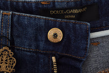 Load image into Gallery viewer, Dolce &amp; Gabbana Embellished Straight Leg Designer Jeans
