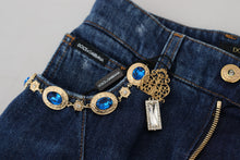 Load image into Gallery viewer, Dolce &amp; Gabbana Embellished Straight Leg Designer Jeans
