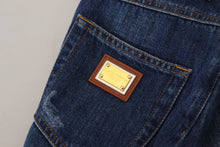 Load image into Gallery viewer, Dolce &amp; Gabbana Embellished Straight Leg Designer Jeans
