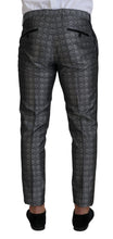 Load image into Gallery viewer, Dolce &amp; Gabbana Elegant Silver Patterned Slim Fit Suit
