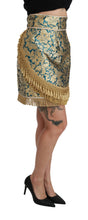 Load image into Gallery viewer, Dolce &amp; Gabbana Elevate Your Wardrobe with Our Exquisite Gold Skirt
