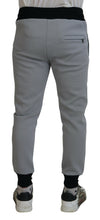 Load image into Gallery viewer, Dolce &amp; Gabbana Gray Polyester Sweatpants Jogger Pants
