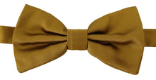 Load image into Gallery viewer, Dolce &amp; Gabbana Elegant Mustard Yellow Silk Bow Tie
