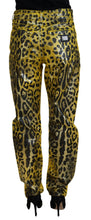 Load image into Gallery viewer, Dolce &amp; Gabbana Chic High Waist Straight Jeans in Vibrant Yellow
