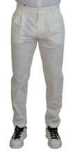 Load image into Gallery viewer, Dolce &amp; Gabbana White Cotton Skinny Chino Pants
