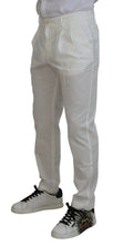 Load image into Gallery viewer, Dolce &amp; Gabbana White Cotton Skinny Chino Pants
