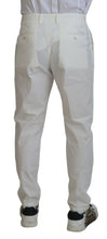 Load image into Gallery viewer, Dolce &amp; Gabbana White Cotton Skinny Chino Pants
