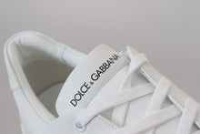 Load image into Gallery viewer, Dolce &amp; Gabbana Elegant White Leather Men&#39;s Sneakers
