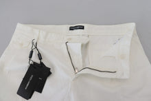 Load image into Gallery viewer, Dolce &amp; Gabbana White Cotton Skinny Chino Pants
