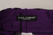 Load image into Gallery viewer, Dolce &amp; Gabbana Elegant High Waist Straight Purple Pants
