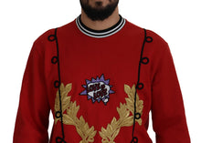 Load image into Gallery viewer, Dolce &amp; Gabbana Dazzling Sequined Red Pullover Sweater
