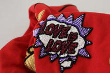 Load image into Gallery viewer, Dolce &amp; Gabbana Dazzling Sequined Red Pullover Sweater
