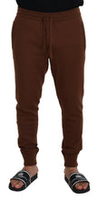 Load image into Gallery viewer, Dolce &amp; Gabbana Brown Cashmere Men Drawstring Jogger Pants
