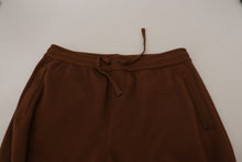 Load image into Gallery viewer, Dolce &amp; Gabbana Brown Cashmere Men Drawstring Jogger Pants
