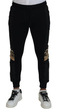 Load image into Gallery viewer, Dolce &amp; Gabbana Elegant Black Jogger Pants for the Modern Man
