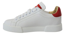 Load image into Gallery viewer, Dolce &amp; Gabbana White Portofino Logo Classic Sneakers Shoes
